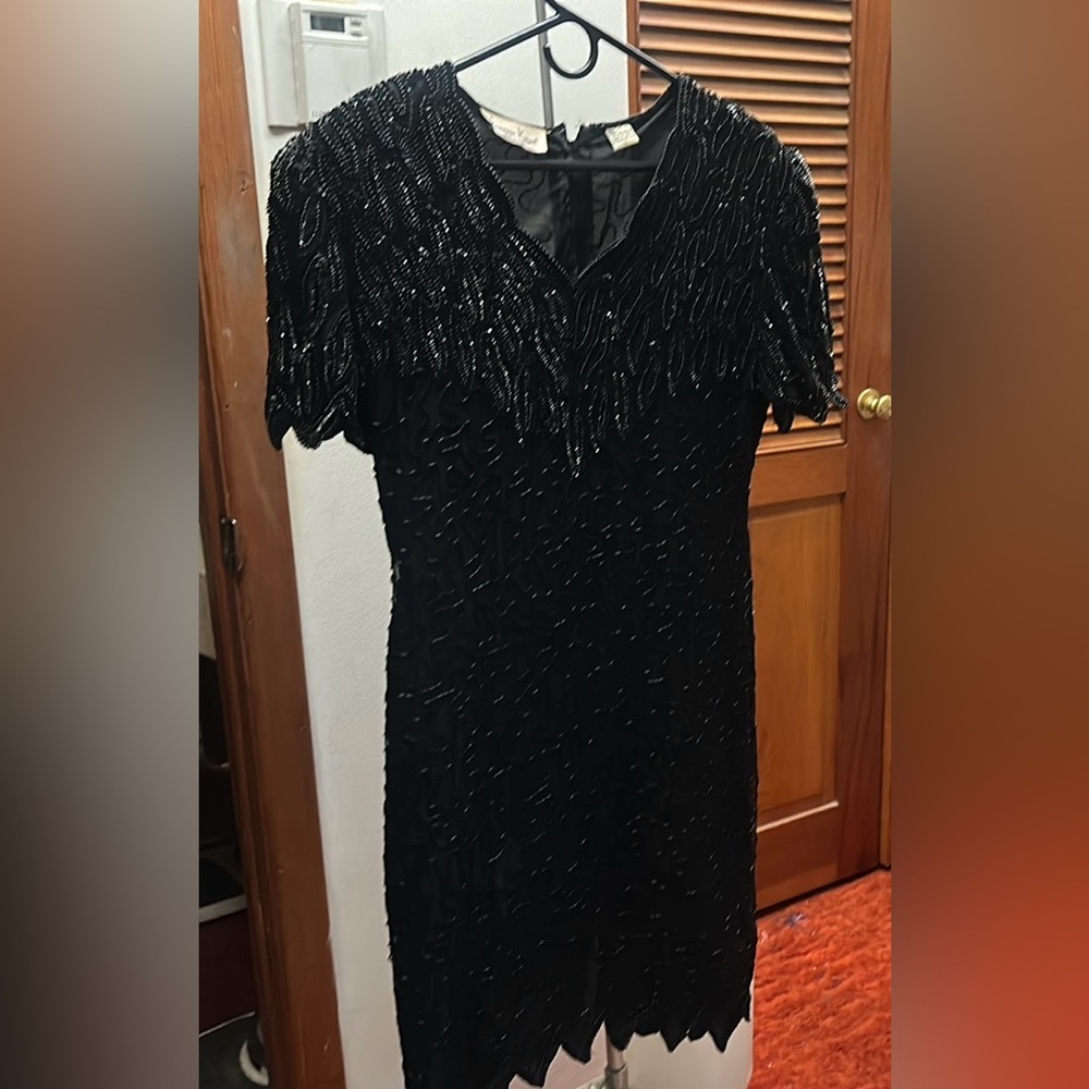 Asymmetrical Black Dress